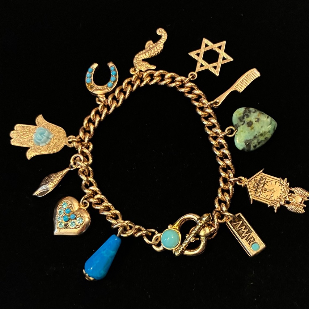 Amari Rose Tone Charm Bracelet